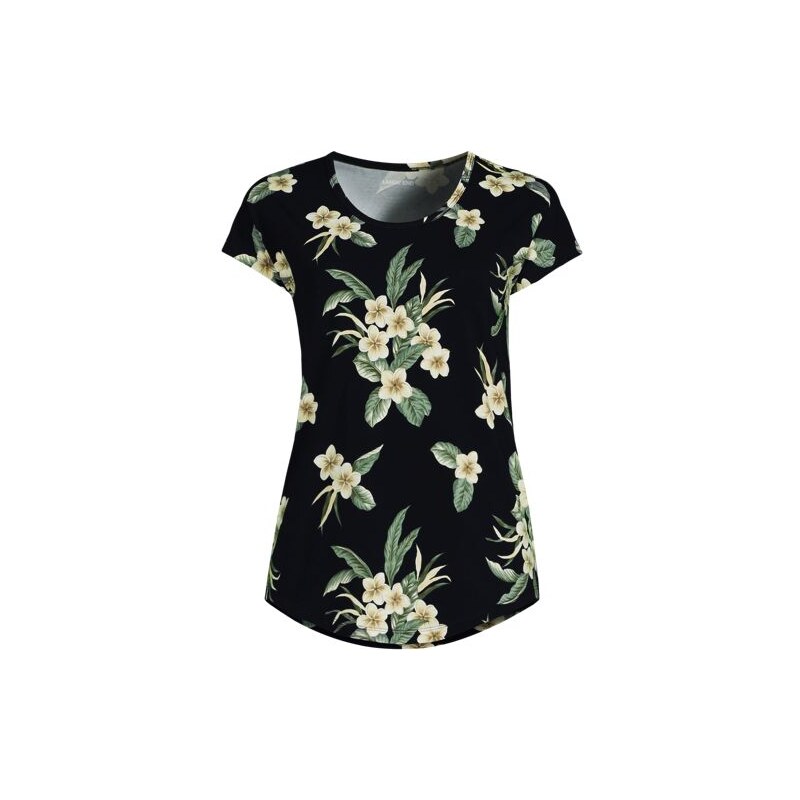 Cotton Modal Stretch Jersey T-shirt, Women, size: 8, petite, Black, 113265736