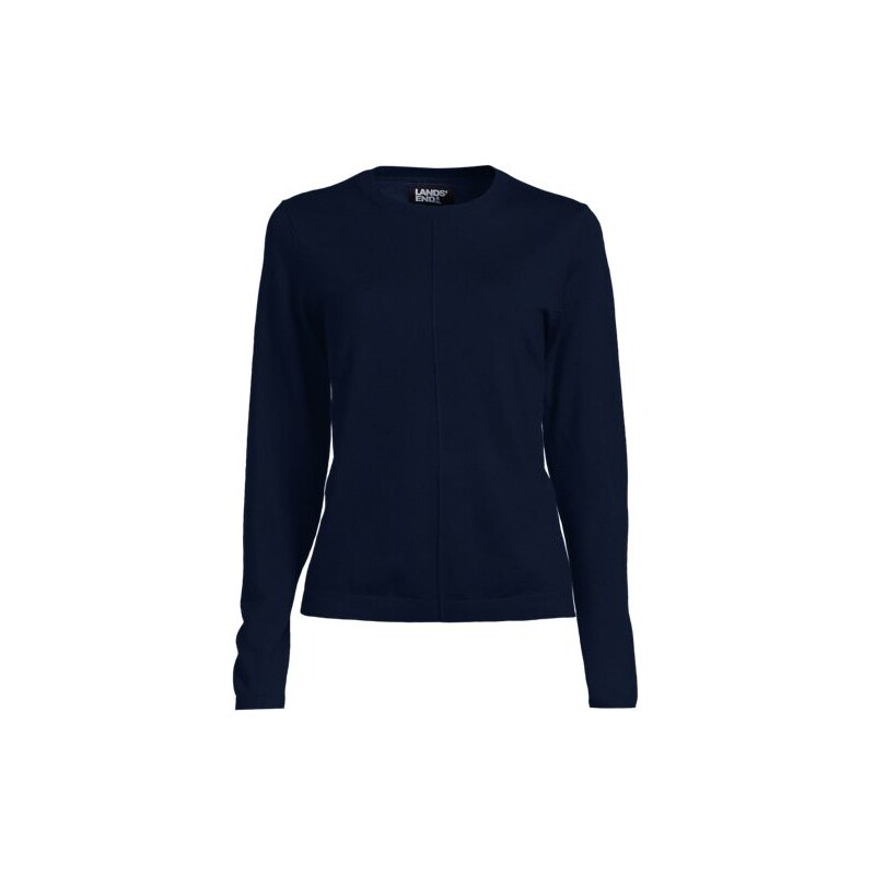 Merino Crew Neck Jumper, Women, size: L, regular, Blue, Wool, by