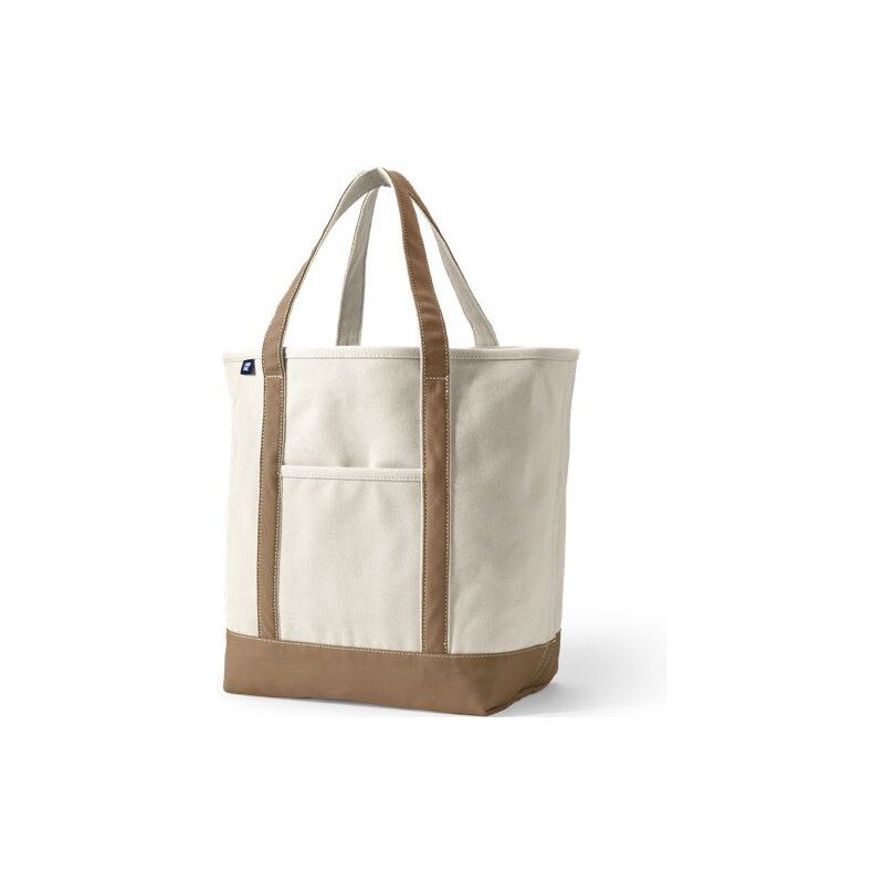 Large Open Top Canvas Tote Bag, Women, size: one size, regular,