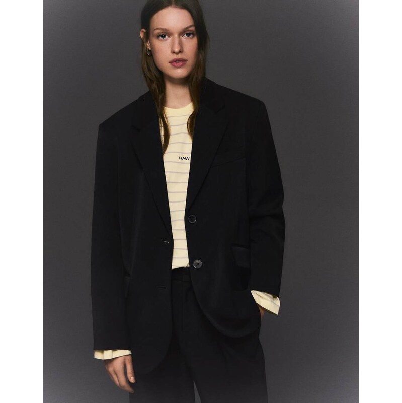 Bershka Oversize blazer in black 113268821