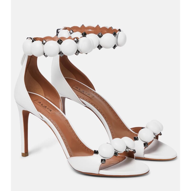 Alaïa La Bombe 90 leather sandals