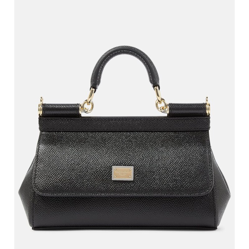 Dolce&Gabbana Sicily Mini leather crossbody bag