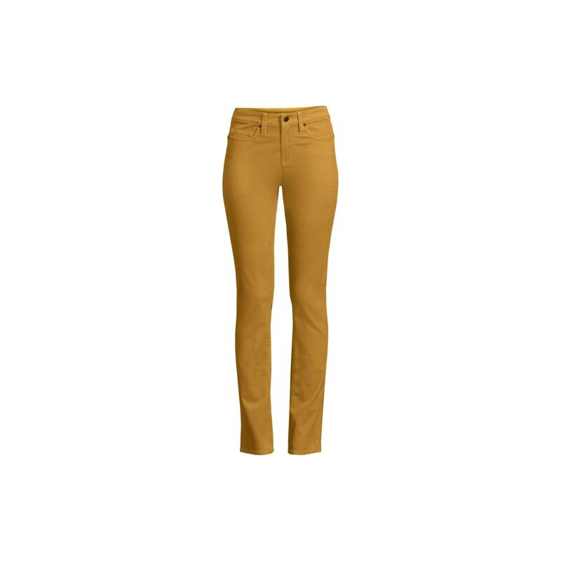 Straight Leg Needlecord Jeans, Mid Rise, Women, size: 26/30,