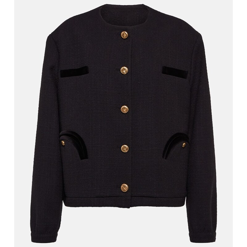 Blazé Milano Gliss cotton-blend bouclé jacket
