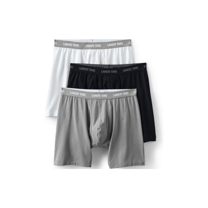 Jersey Trunks, 3-pack, Men, size: S, regular, Black, Cotton