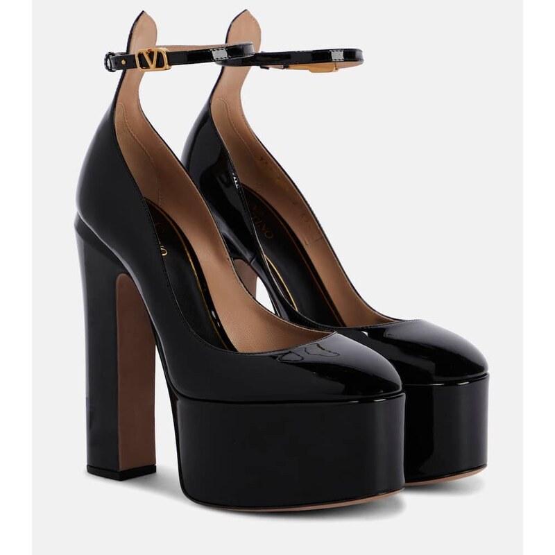 Valentino Garavani Tan-Go 155 leather platform pumps