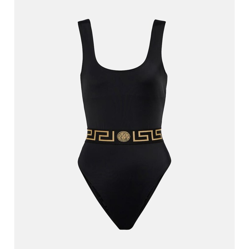 Versace Greca printed swimsuit