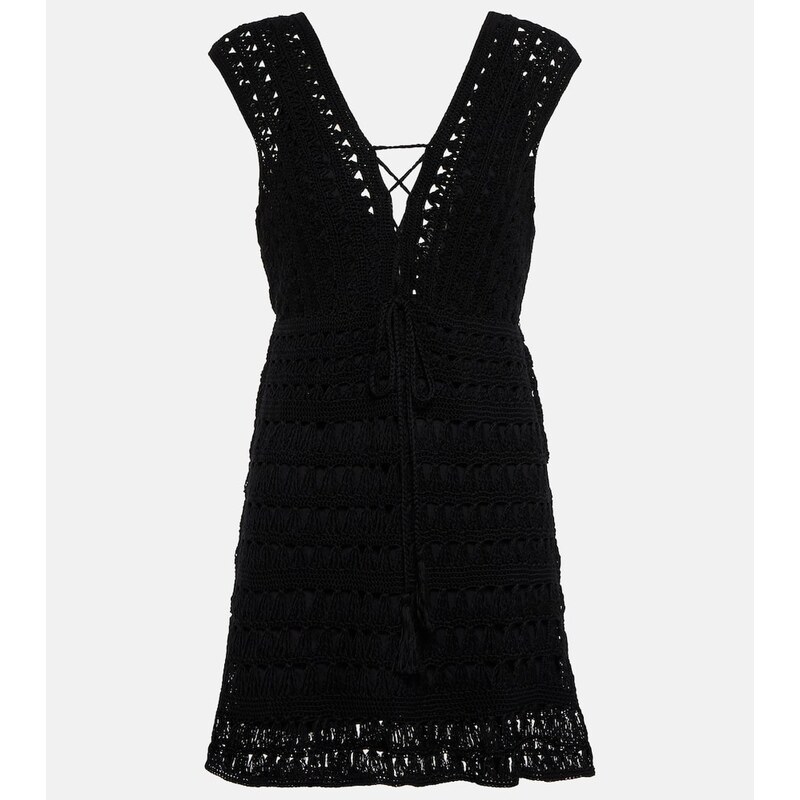 Anna Kosturova Jennifer crochet cotton minidress