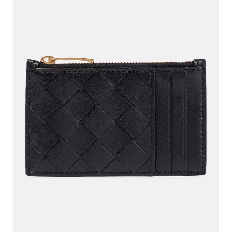Bottega Veneta Intrecciato leather card holder