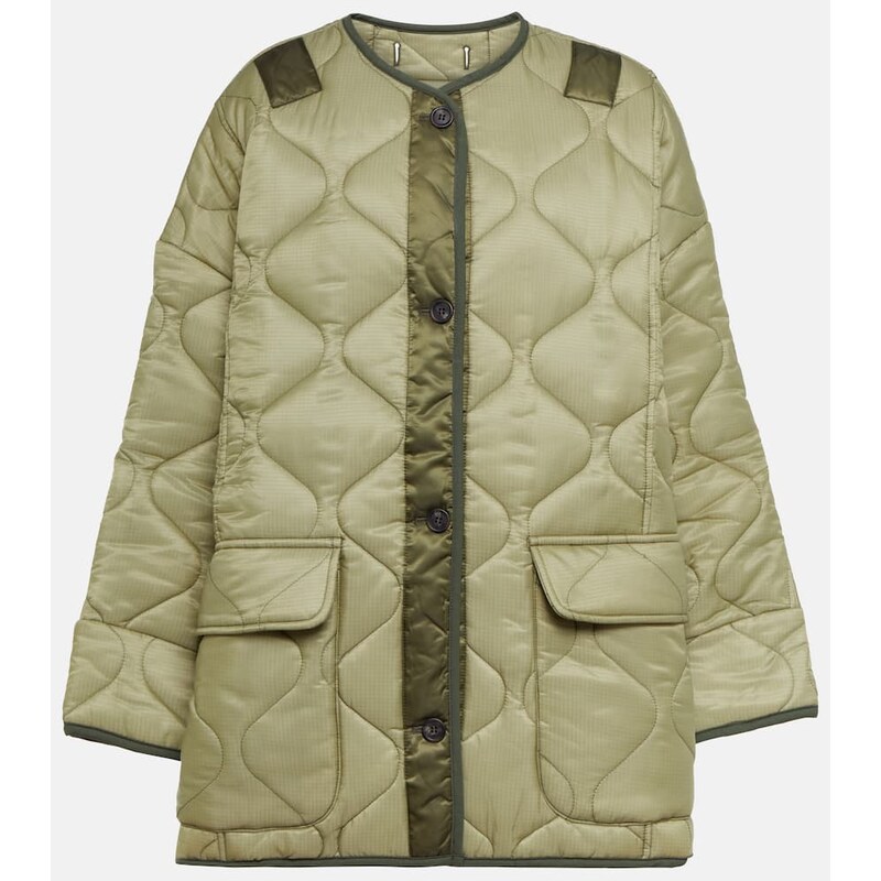 The Frankie Shop Teddy oversized quilted jacket