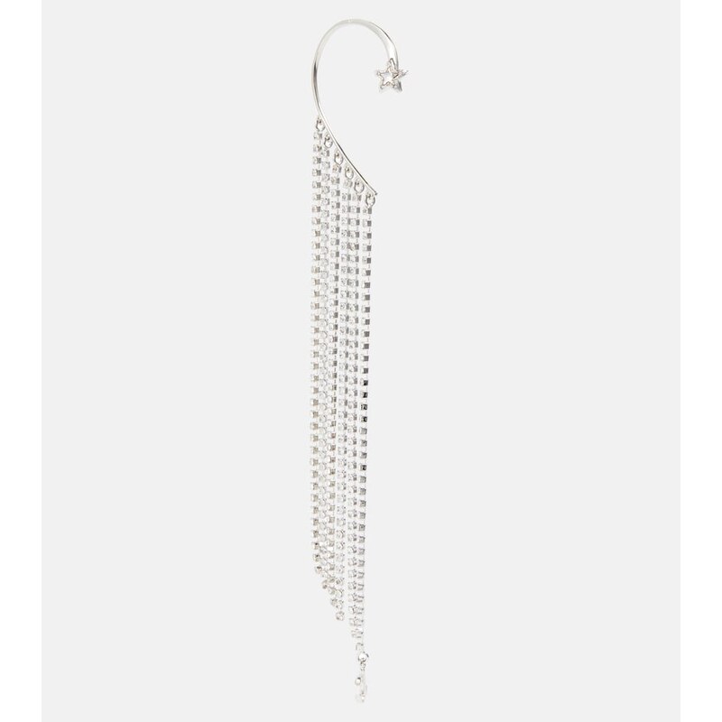 Jimmy Choo Crystal-embellished single ear cuff