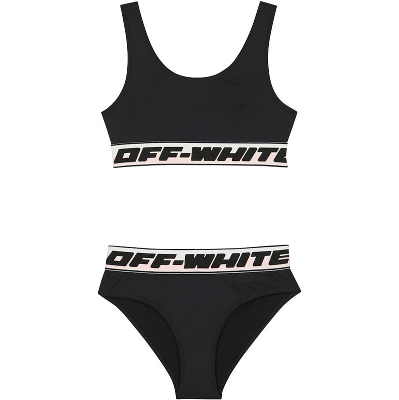 Off-White Kids Logo bikini