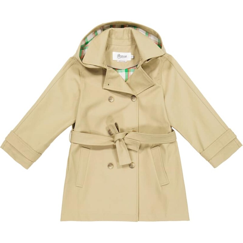 Bonpoint Aida cotton trench coat