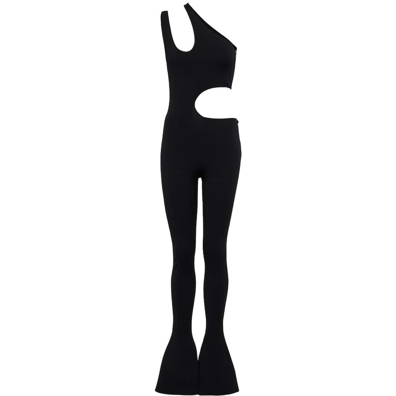 Dámské overaly Stella McCartney Cutout jumpsuit v černé barvě