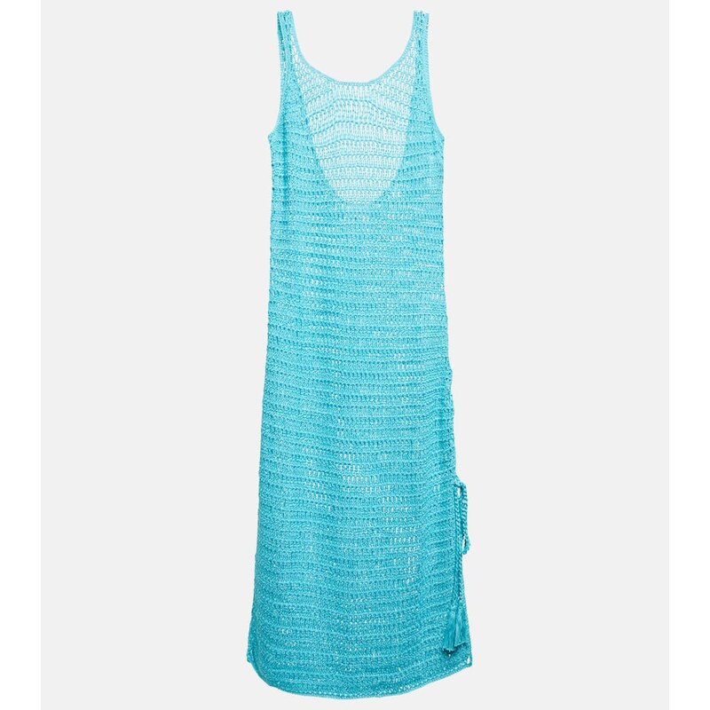 Anna Kosturova Athena crochet cotton midi dress