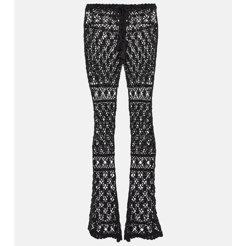 Anna Kosturova Bianca crocheted cotton pants