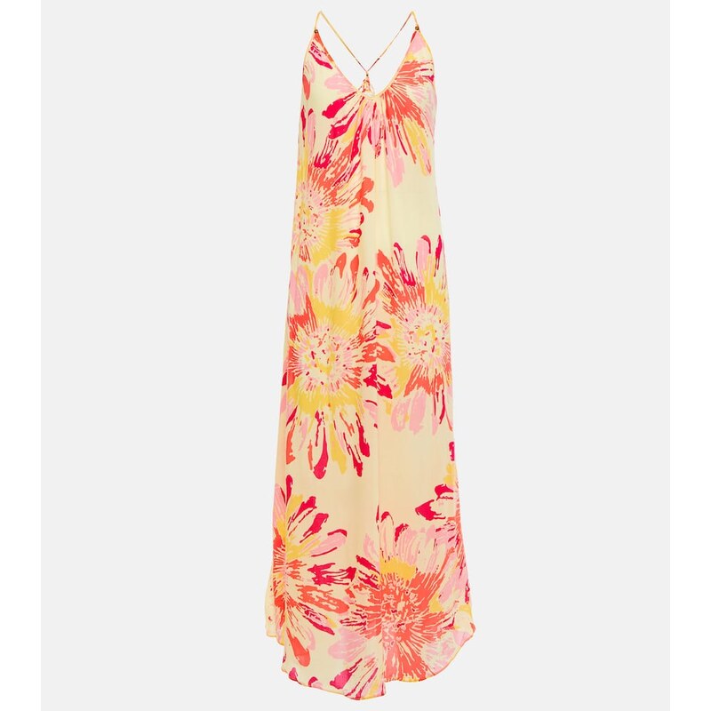 Poupette St Barth Felicia floral midi dress