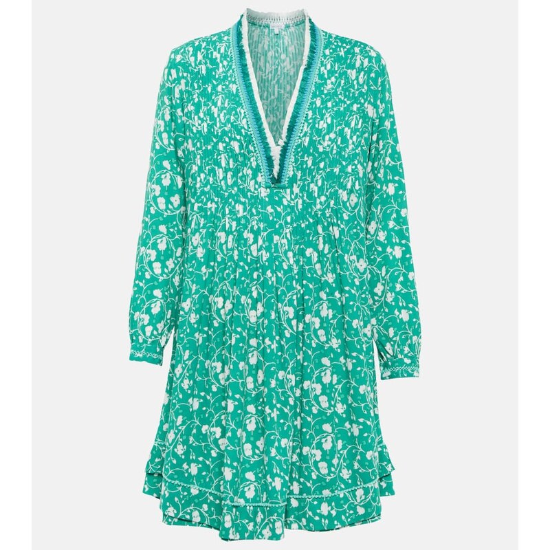Poupette St Barth Ola floral georgette minidress