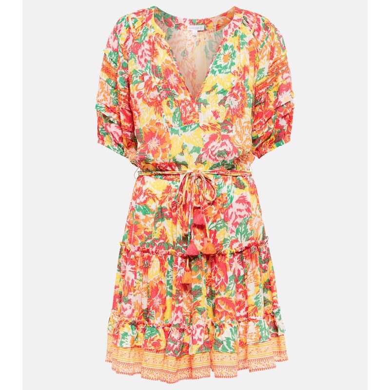 Poupette St Barth Bona tiered minidress