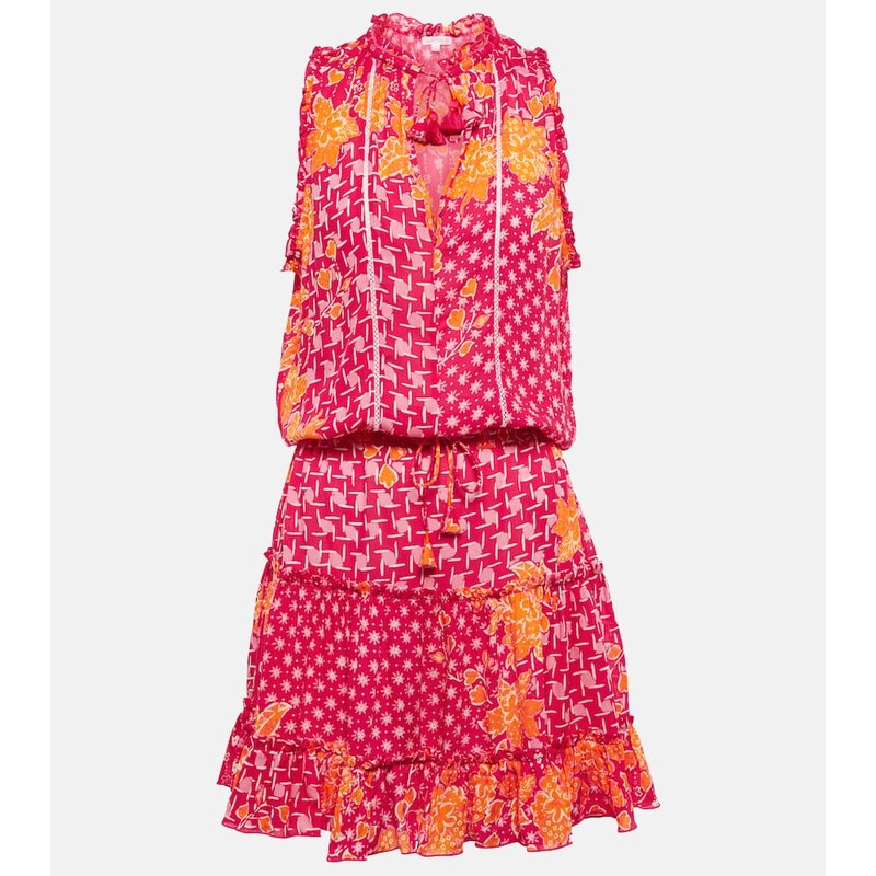 Poupette St Barth Clara floral minidress