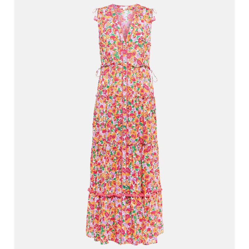 Poupette St Barth Ivy tiered maxi dress