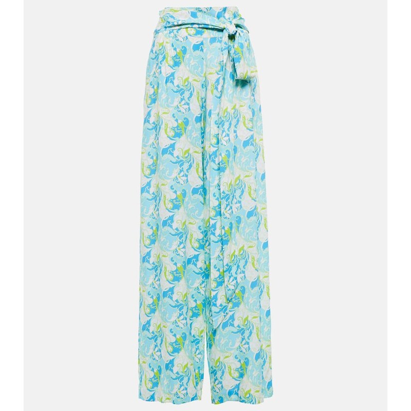 Melissa Odabash Natasha printed wide-leg pants