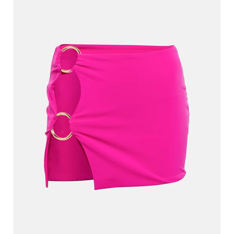 Louisa Ballou Ring-detail cutout miniskirt