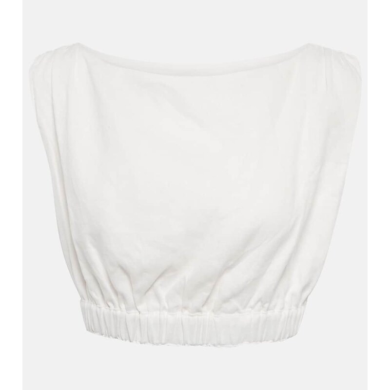 SIR Linen crop top
