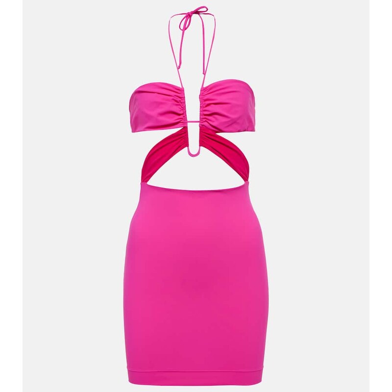 Nensi Dojaka Halterneck minidress