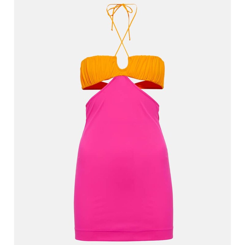 Nensi Dojaka Cutout cotton minidress