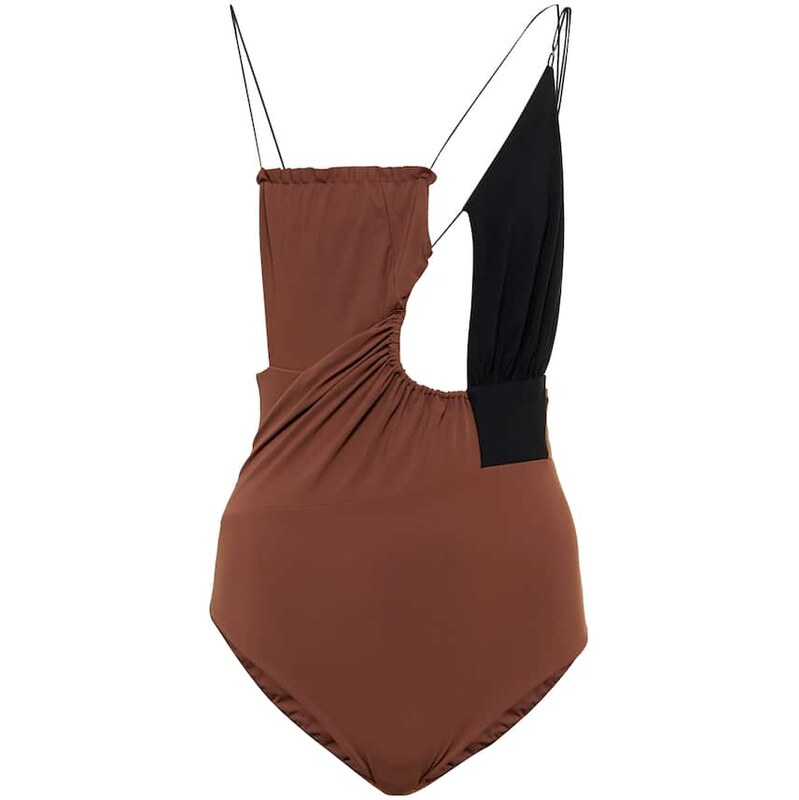 Nensi Dojaka Cutout asymmetric swimsuit