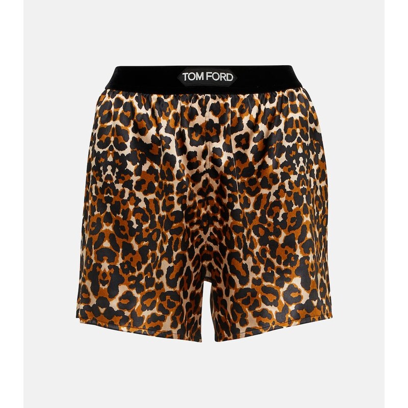 Tom Ford Leopard-print shorts