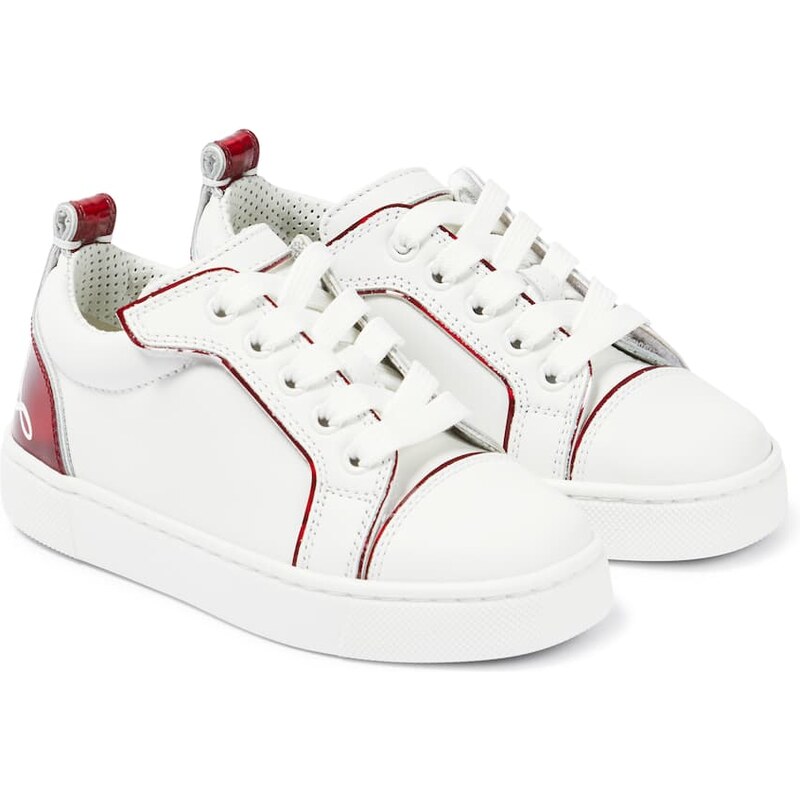 Christian Louboutin Kids Funnyto leather sneakers