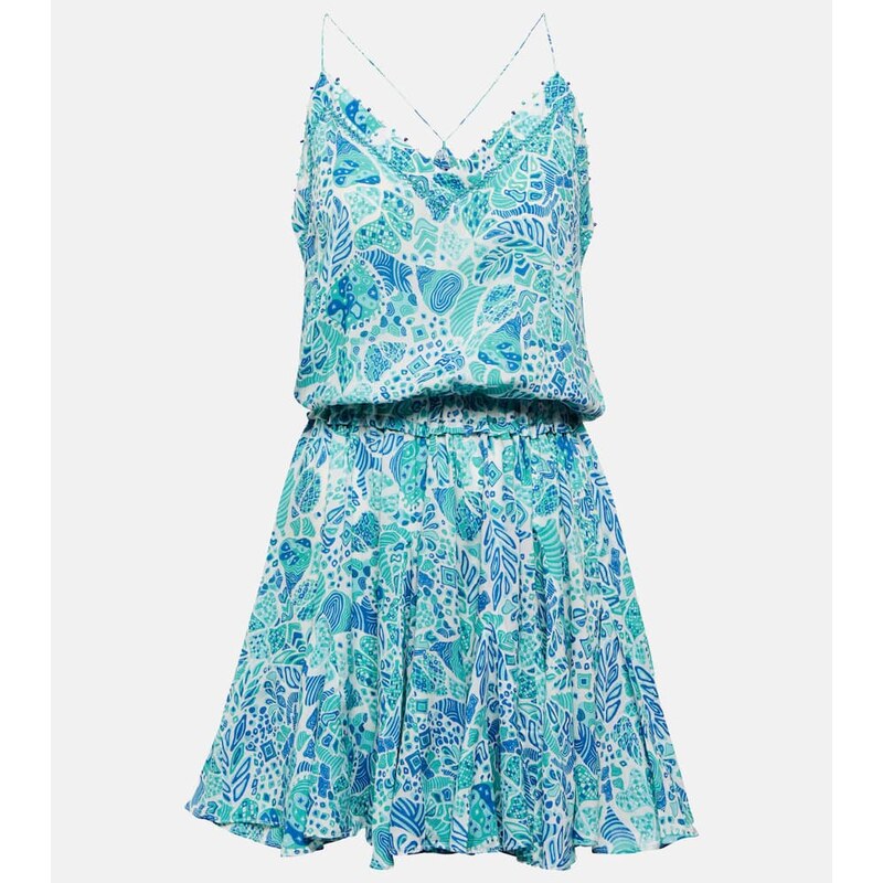 Poupette St Barth Laurie printed minidress