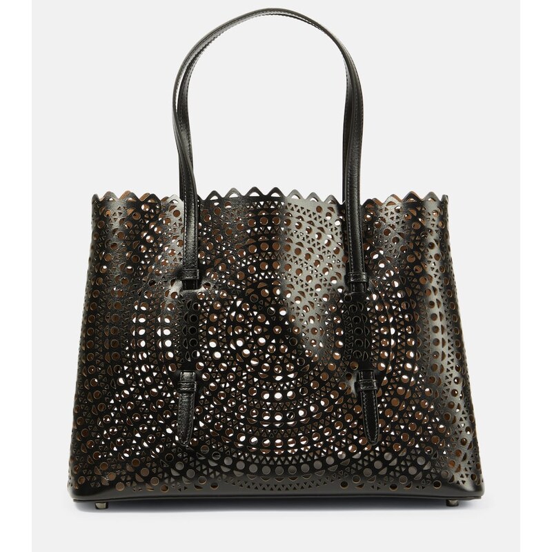 Alaïa Le Mina 32 New Vienne leather tote bag