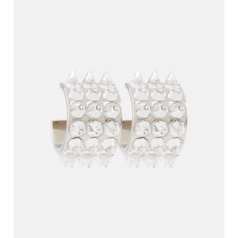 Amina Muaddi Karma crystal-embellished earrings