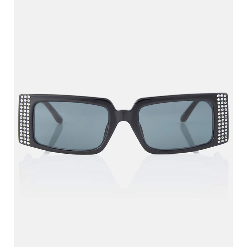 Magda Butrym Crystal-embellished square sunglasses