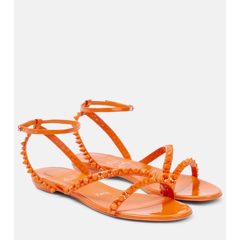 Christian Louboutin Mafaldina Spikes leather sandals