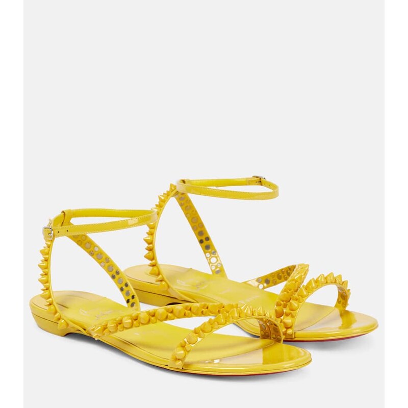 Christian Louboutin Mafaldina Spikes leather sandals