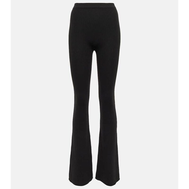 Rick Owens Rib-knit wool-blend pants