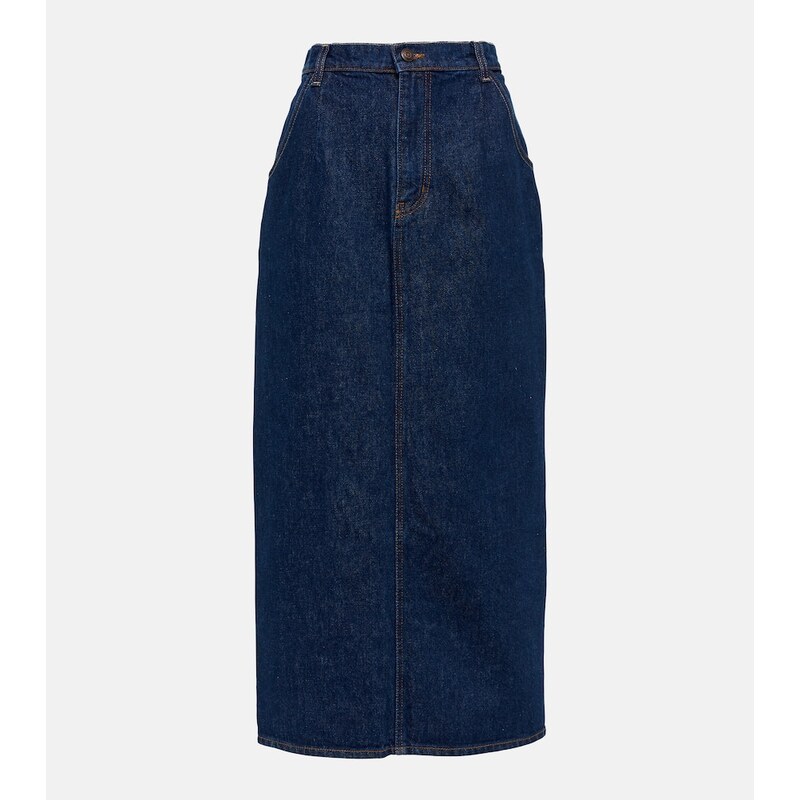 Magda Butrym Denim midi skirt