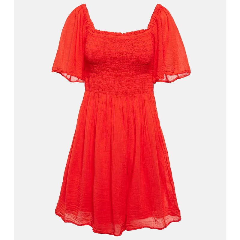 Velvet Esme cotton gauze minidress