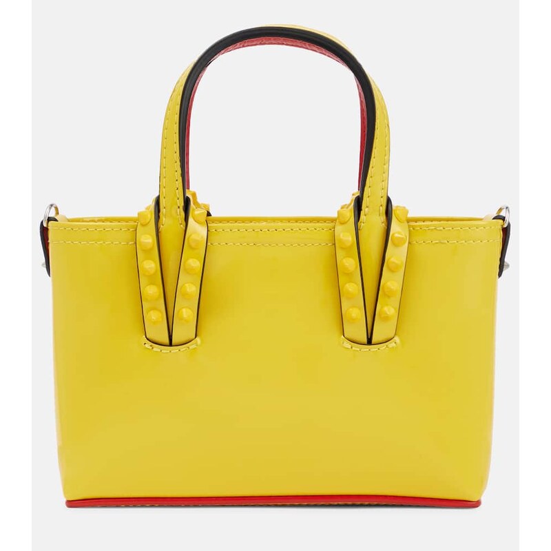 Christian Louboutin Cabata Nano patent leather tote bag
