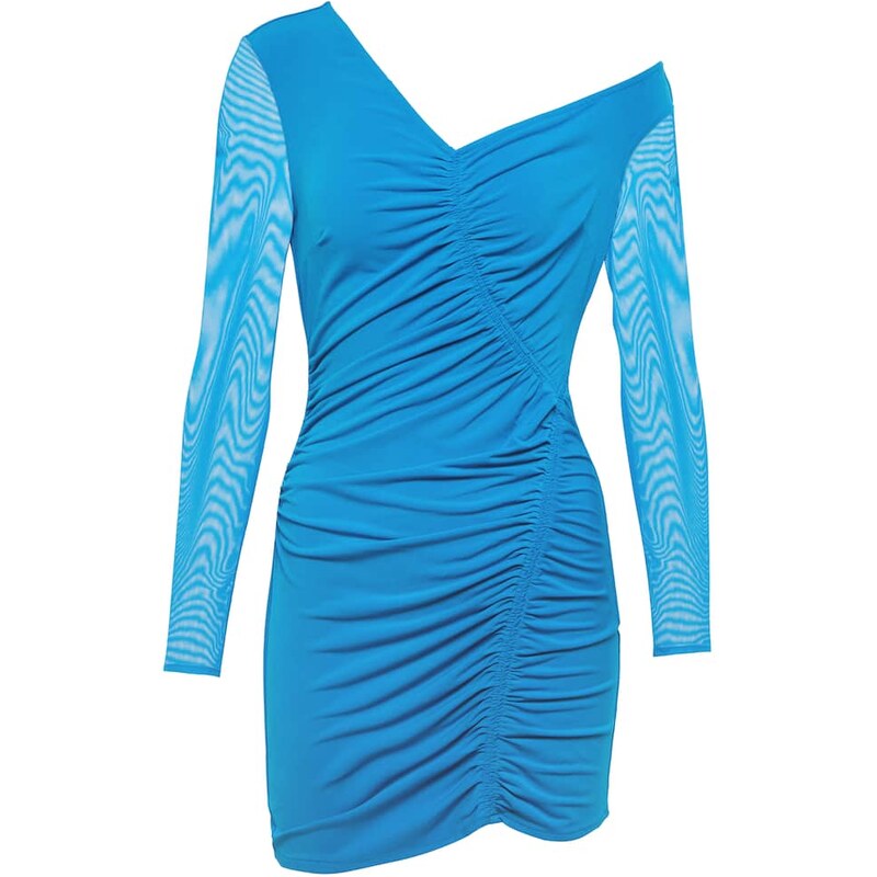 Self-Portrait Ruched minidress