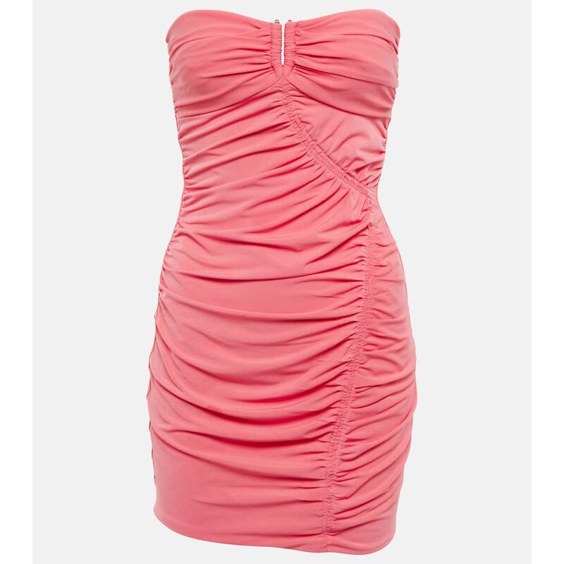 Self-Portrait Ruched minidress