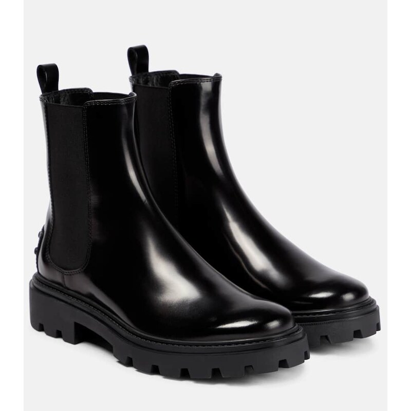 Tods Patent leather Chelsea boots