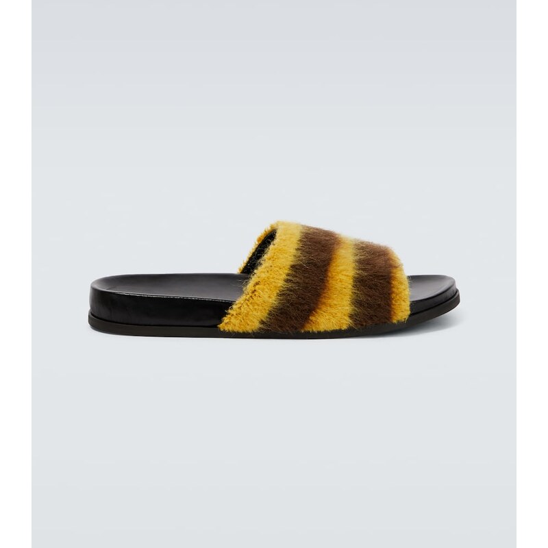 Marni Fussbett striped slides