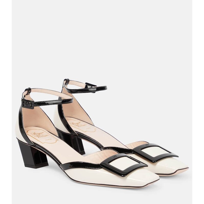 Roger Vivier Belle Vivier patent leather sandals