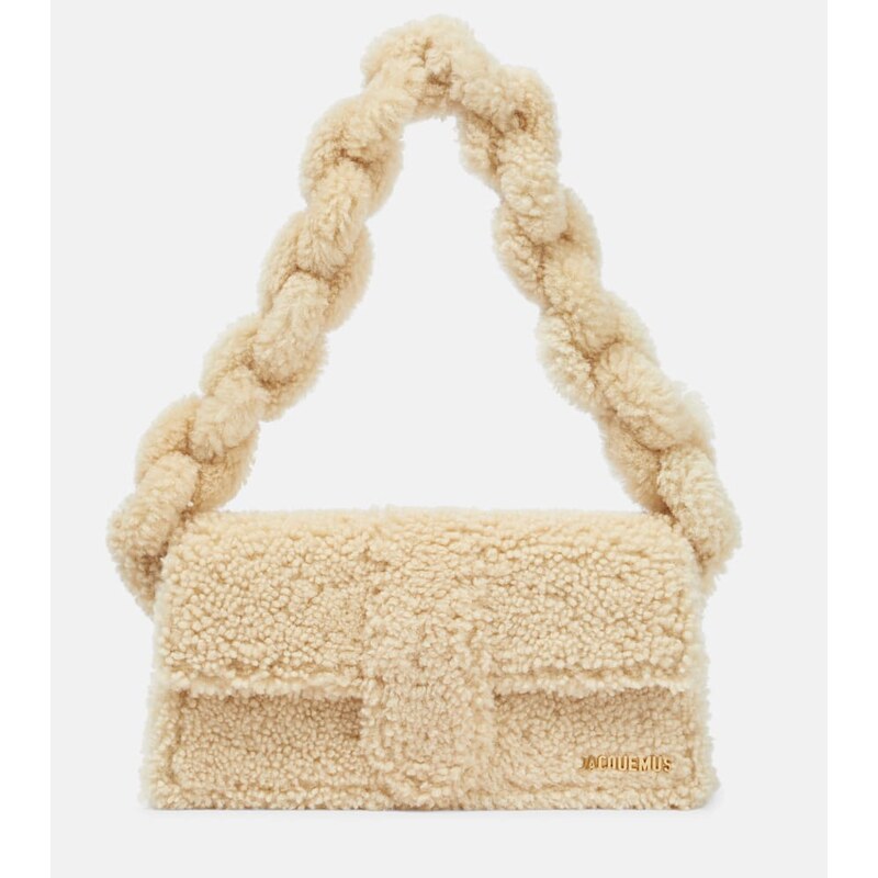 Jacquemus Le Bambidou shearling shoulder bag