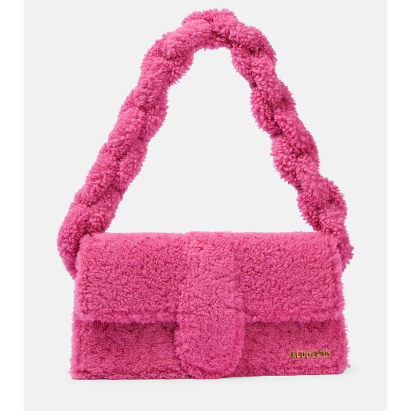 Jacquemus Le Bambidou shearling shoulder bag